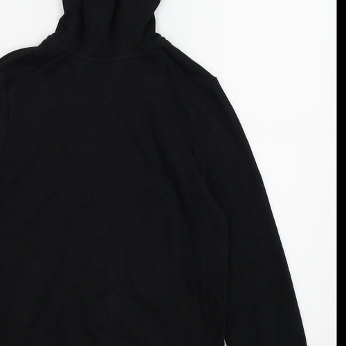 Asda George Boys Black   Full Zip Jumper Size 13-14 Years