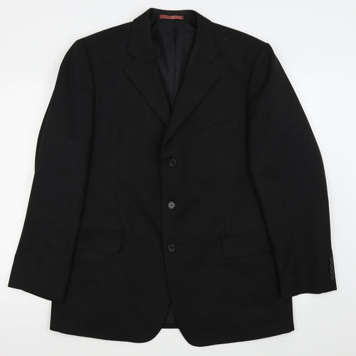 taylor and wright Mens Black   Jacket Blazer Size 44