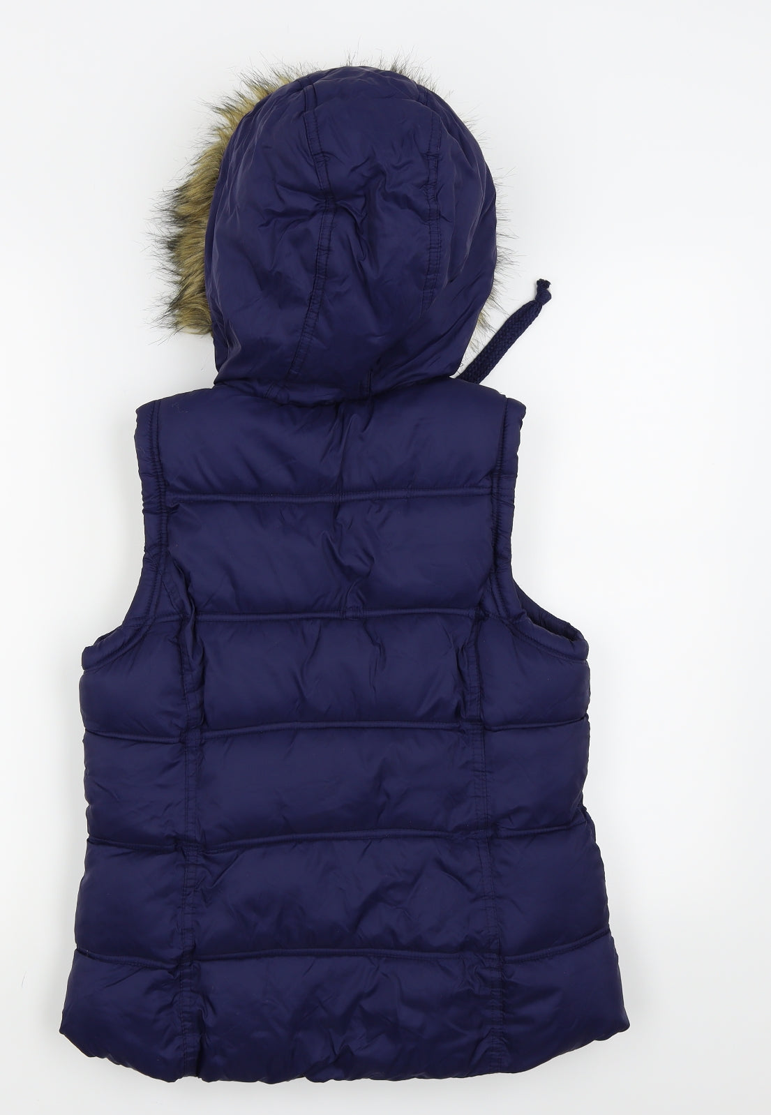 Primark Womens Blue   Gilet Coat Size 8