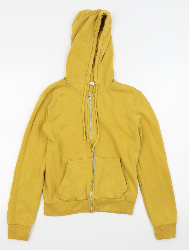 H&M Womens Yellow   Cardigan Jumper Size XS