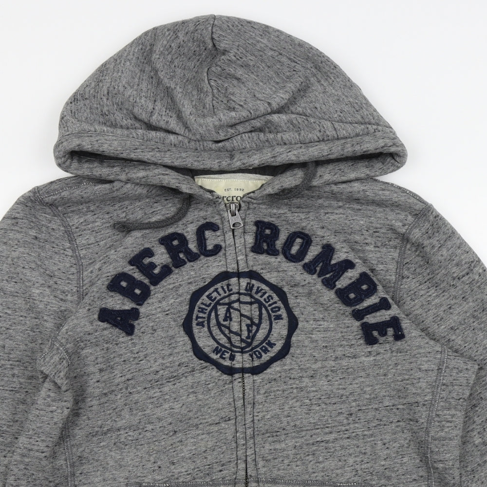 Abercrombie & Fitch Mens Grey   Full Zip Jumper Size M