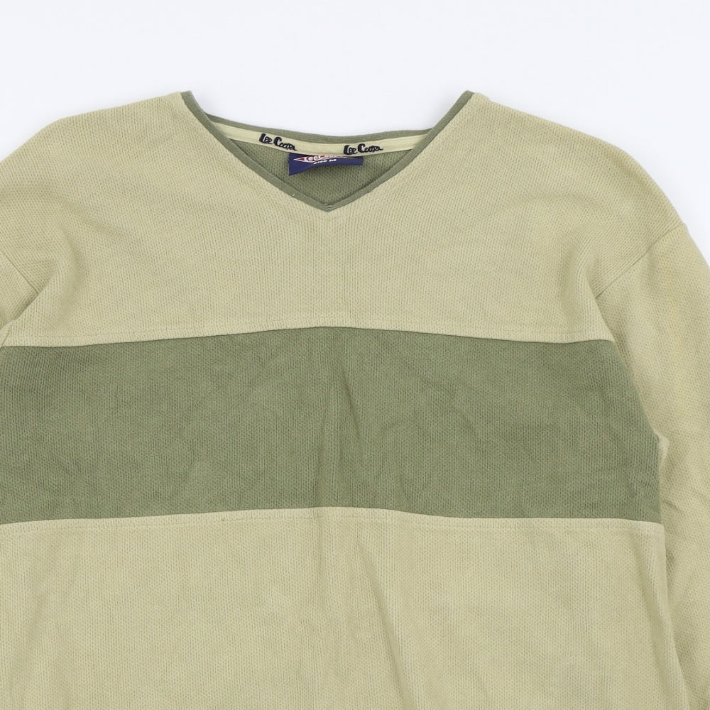 Lee Cooper Mens Beige   Pullover Jumper Size M