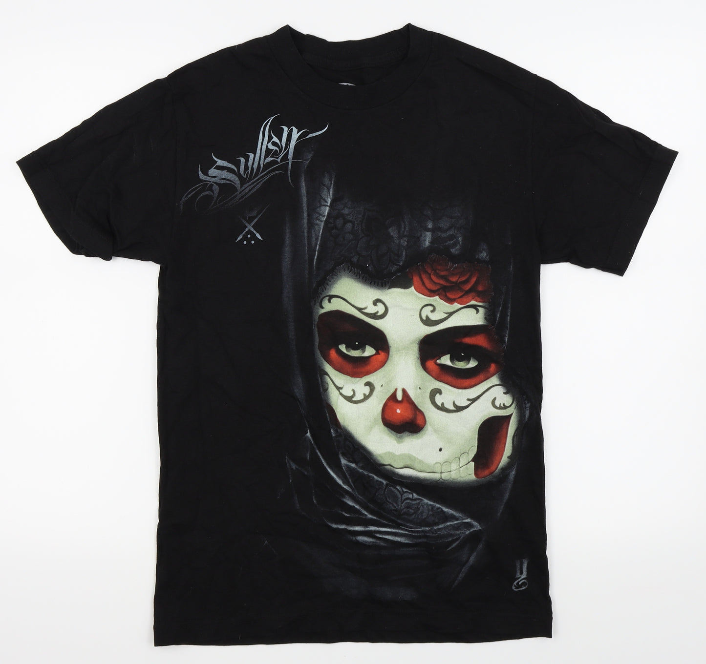 sullen art Mens Black    T-Shirt Size S
