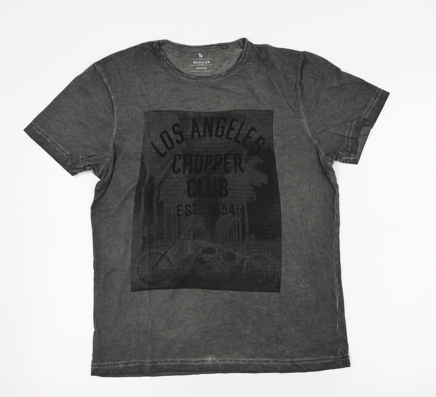 TU Mens Black    T-Shirt Size M