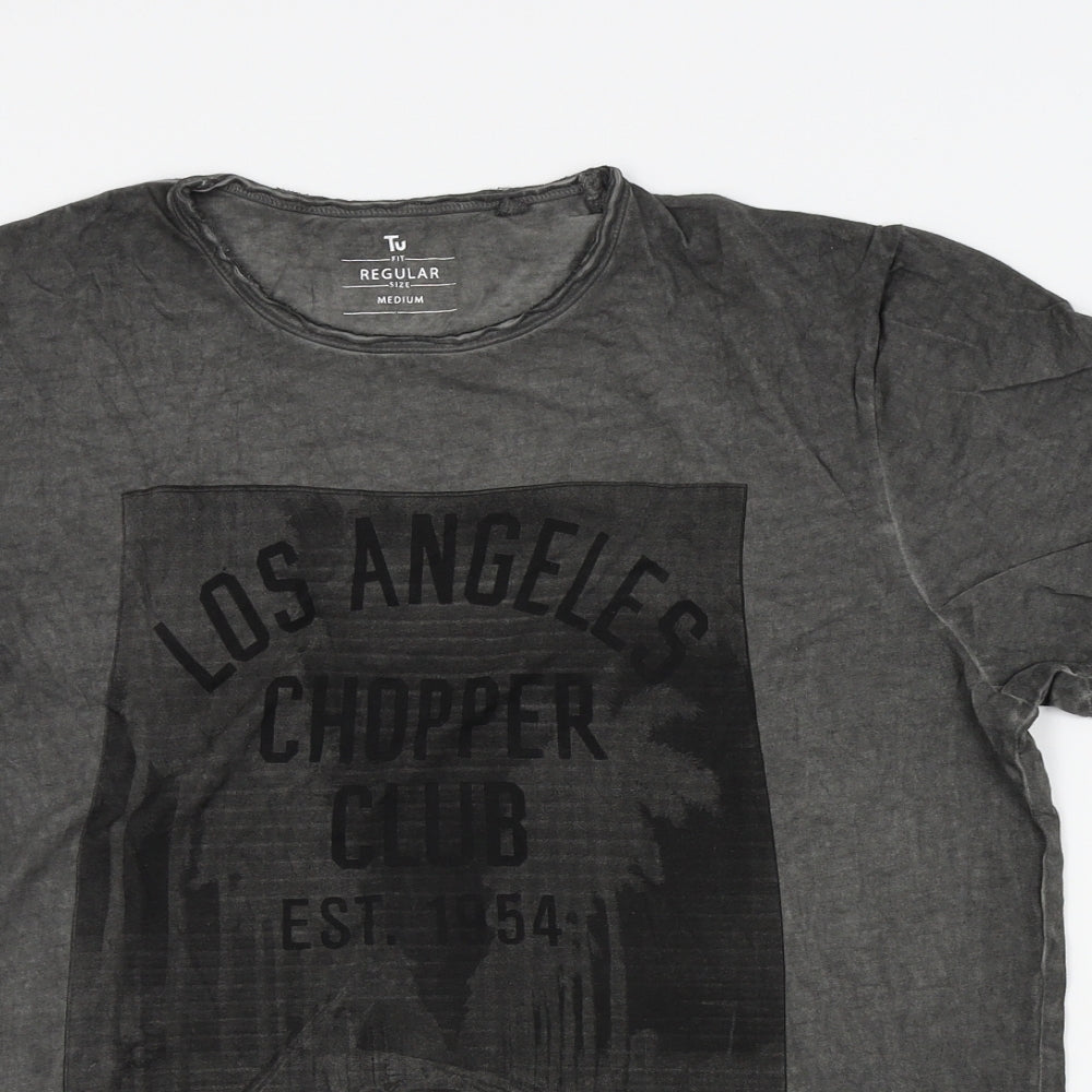 TU Mens Black    T-Shirt Size M