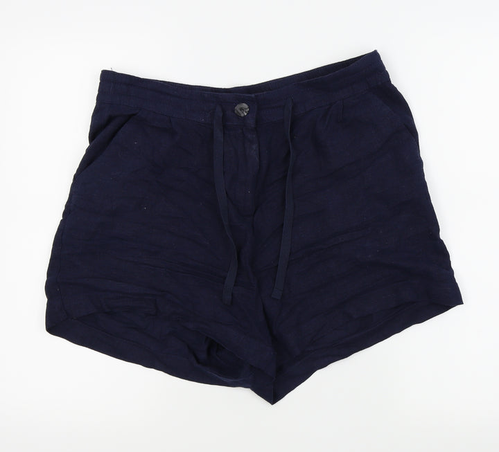 NEXT Womens Blue Hot Pants Shorts Size 14