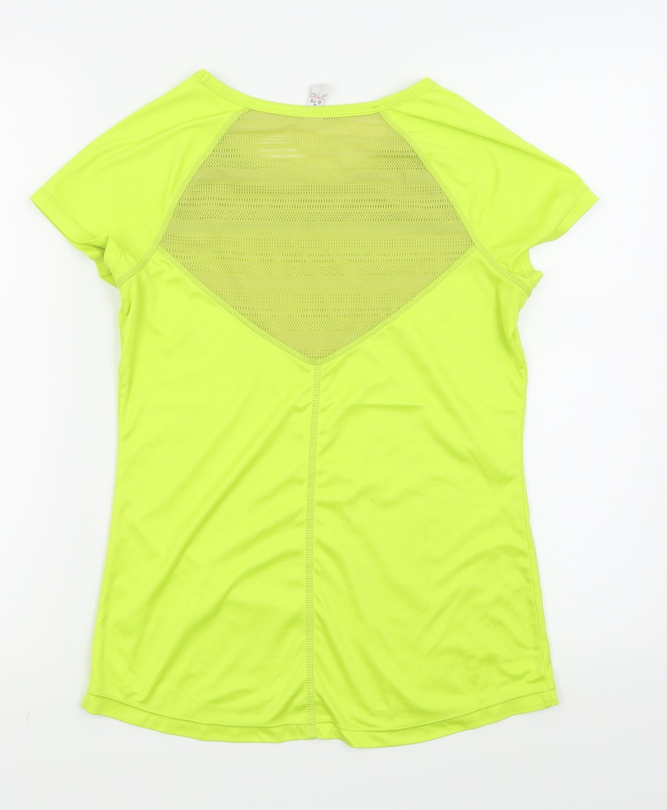 athletic work Womens Yellow   Basic T-Shirt Size 8