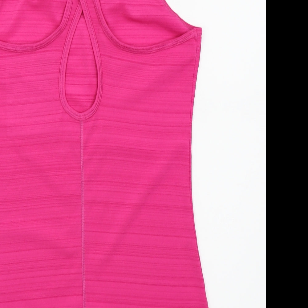 Active Works Womens Pink   Basic Tank Size 8