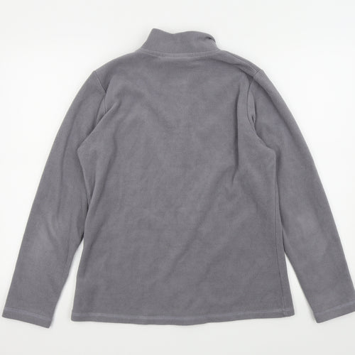 Miss Fiori Womens Grey   Full Zip Jumper Size M  - Fleece