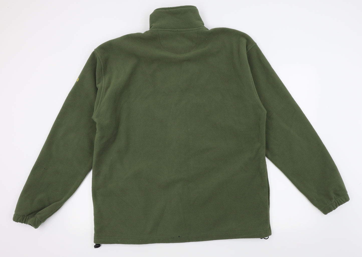 Petroleum Mens Green   Full Zip Jumper Size L
