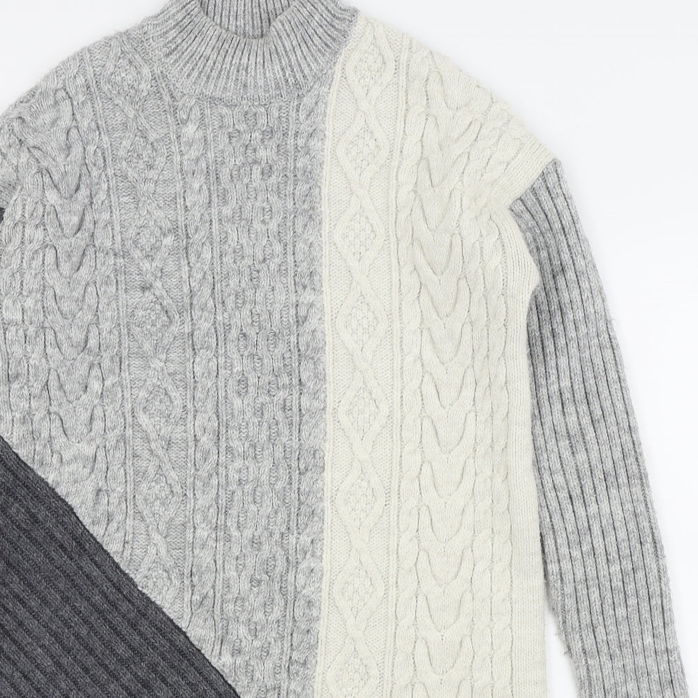 River Island Womens Grey   Pullover Jumper Size 10