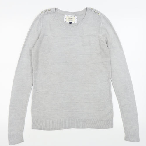 Maine Womens Grey   Basic T-Shirt Size 12