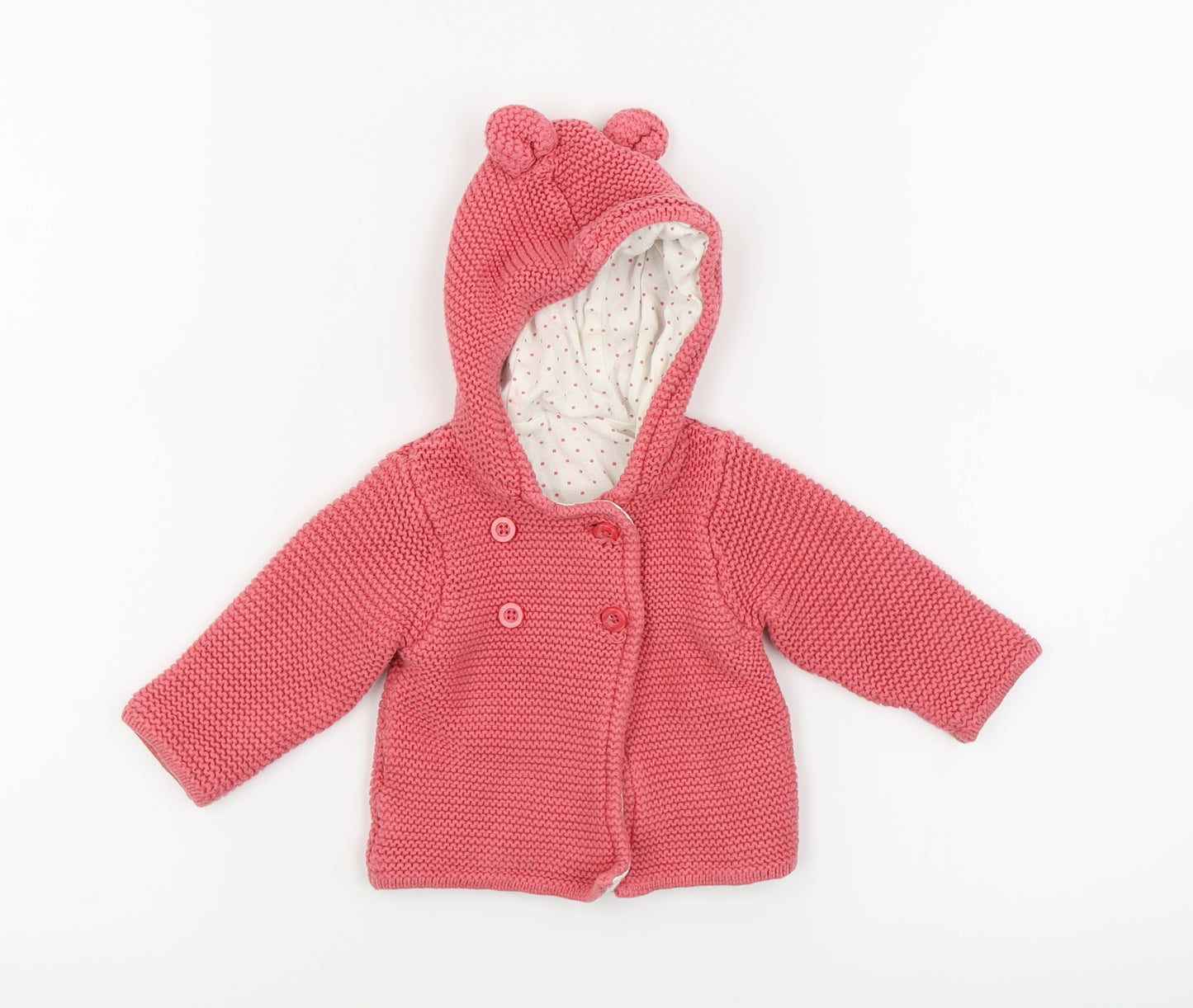 M&S  Pink   Cardigan Jumper Size 3-6 Months