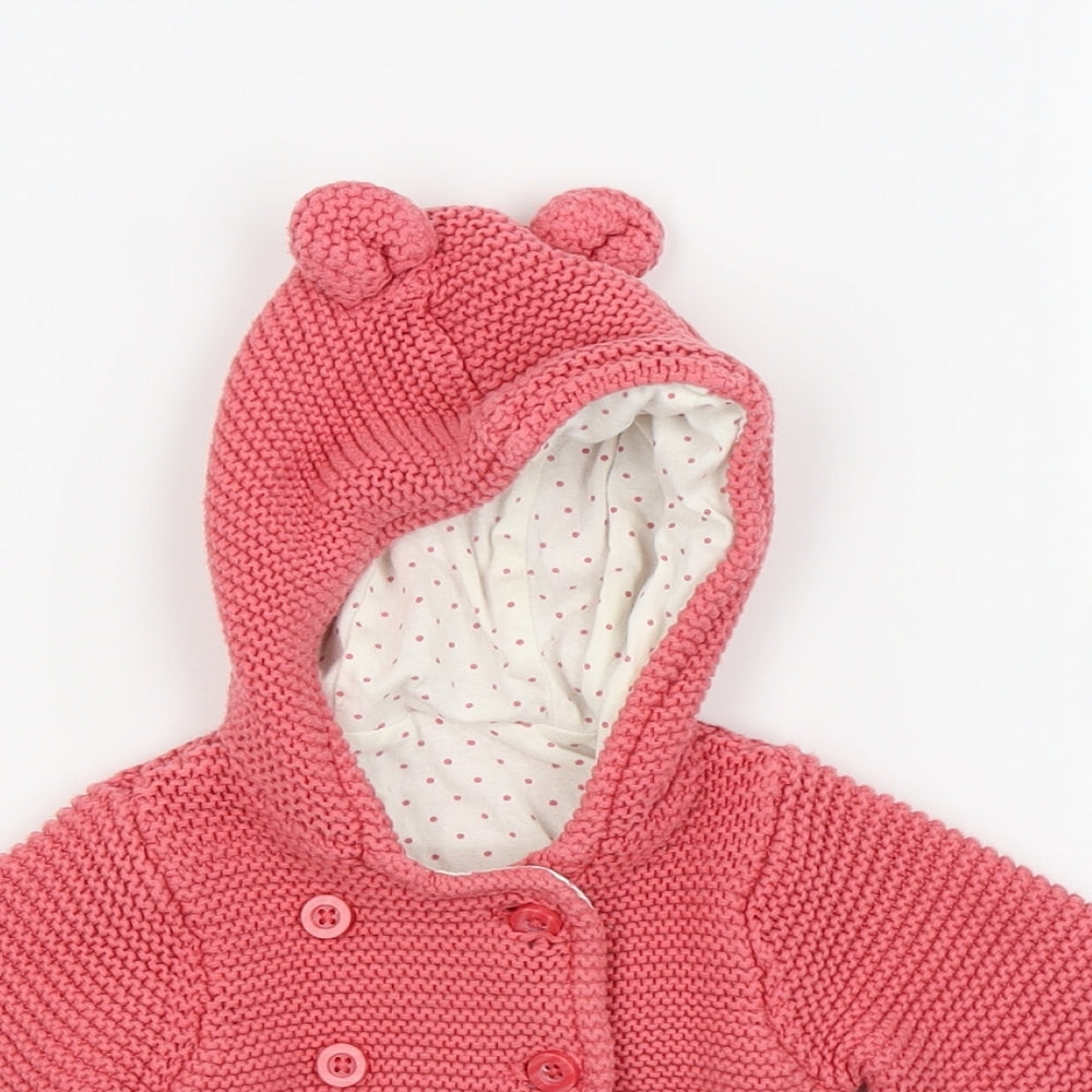 M&S  Pink   Cardigan Jumper Size 3-6 Months