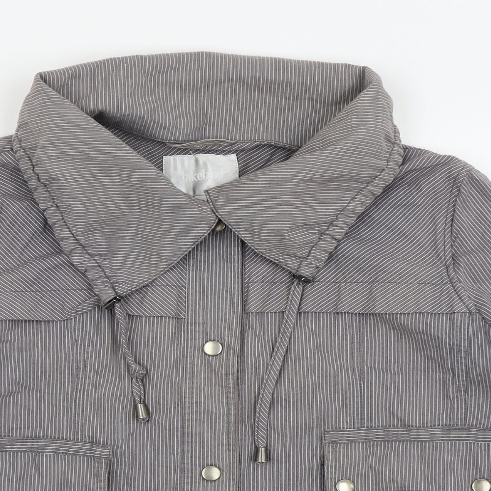 Lakeland Womens Grey Striped  Jacket  Size 16