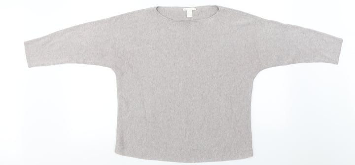 H&M Womens Grey   Pullover Jumper Size M