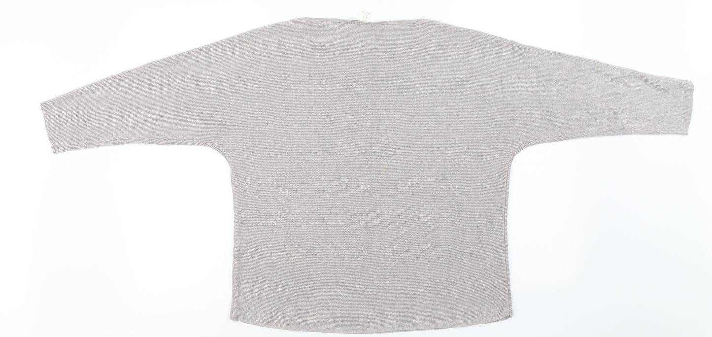 H&M Womens Grey   Pullover Jumper Size M