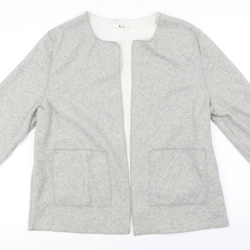 TU Womens Grey   Jacket Coat Size 14