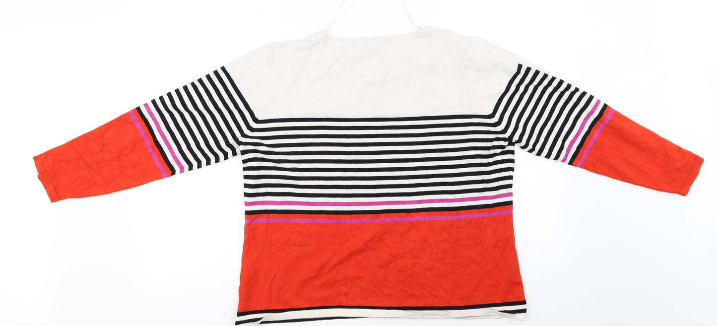 M&Co  Womens Red   Pullover Jumper Size 20