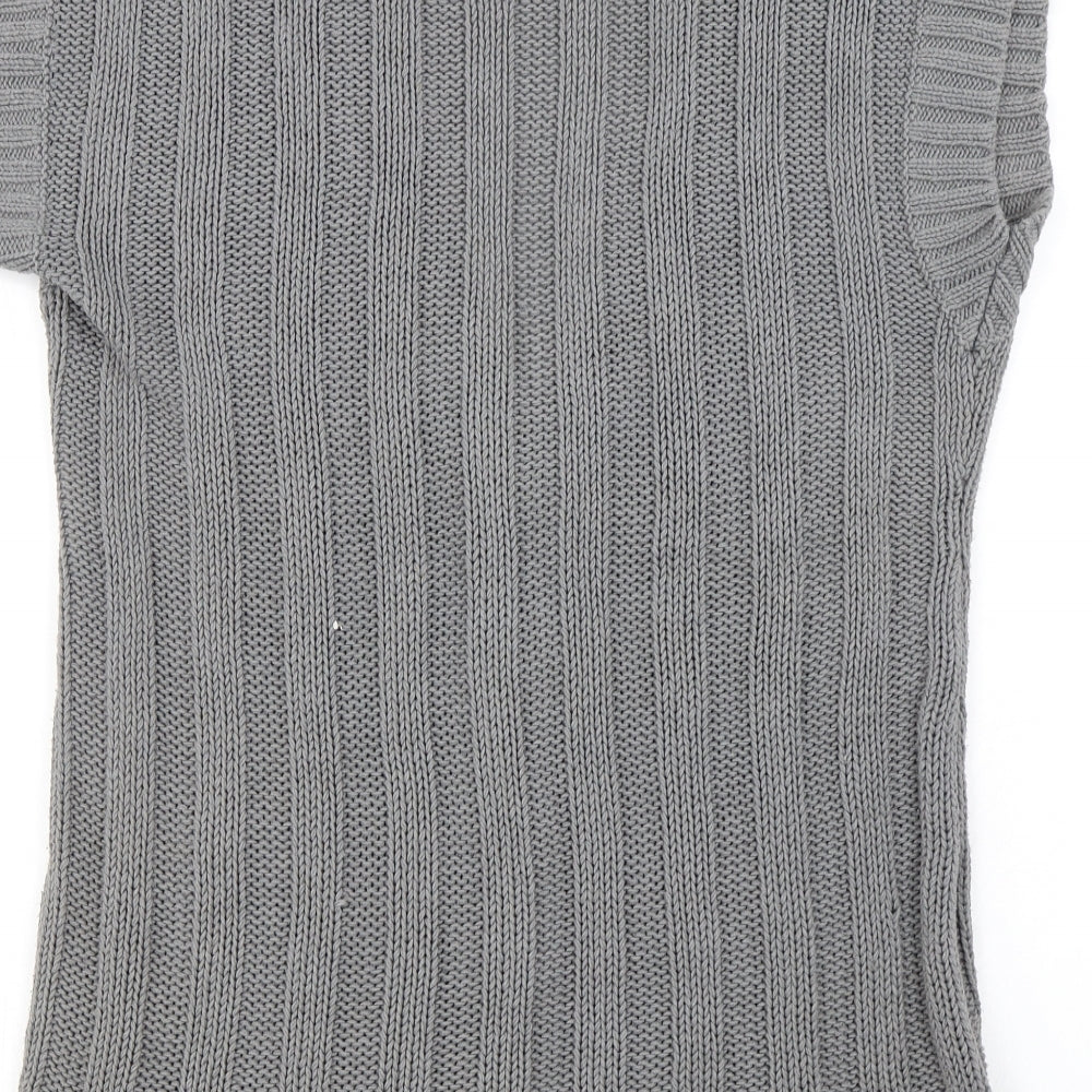 Ann Taylor  Womens Grey   Cardigan Jumper Size L