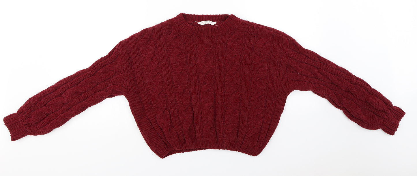 CANDY  Womens Purple Paisley  Pullover Jumper Size 12