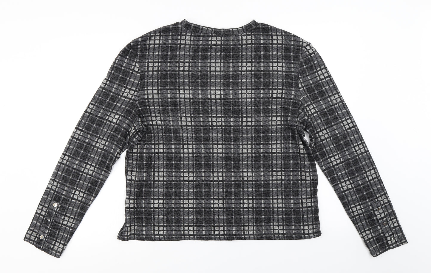 Primark  Womens Black Check  Pullover Jumper Size XL