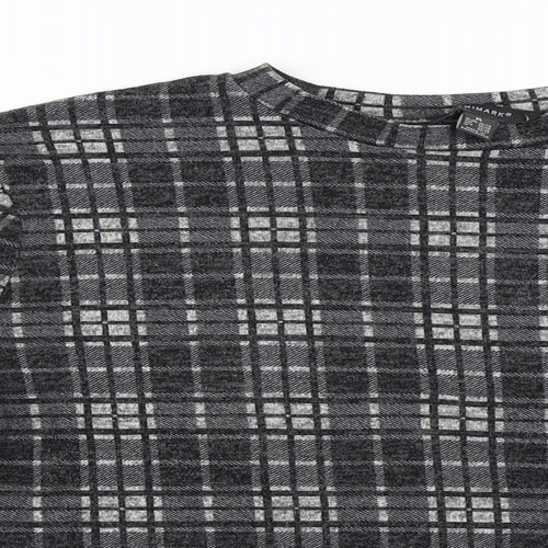Primark  Womens Black Check  Pullover Jumper Size XL