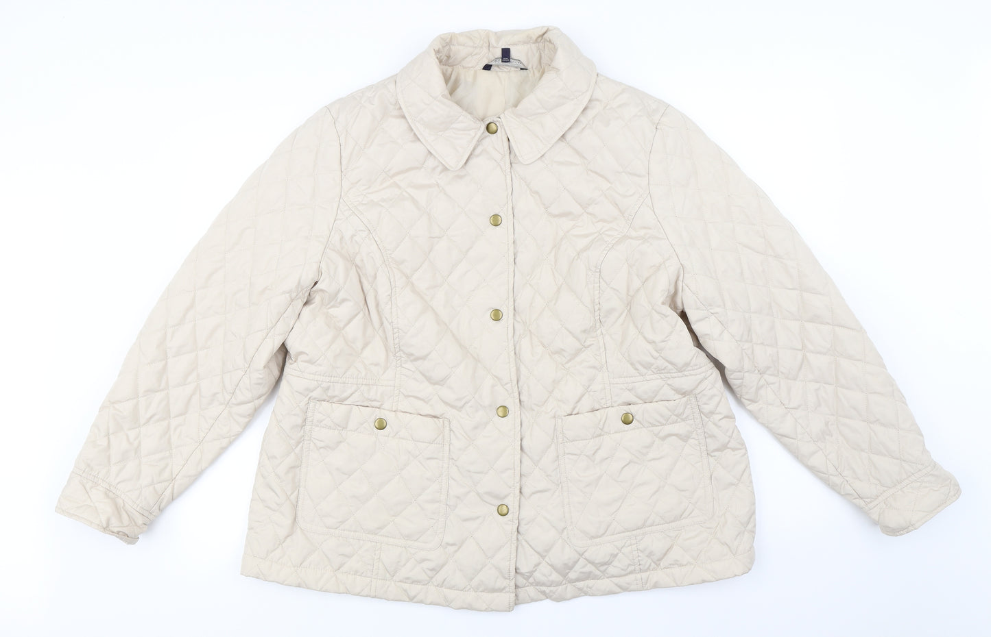 Marks and Spencer  Womens Ivory   Jacket Coat Size 20