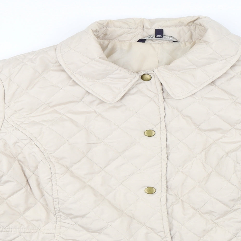 Marks and Spencer  Womens Ivory   Jacket Coat Size 20