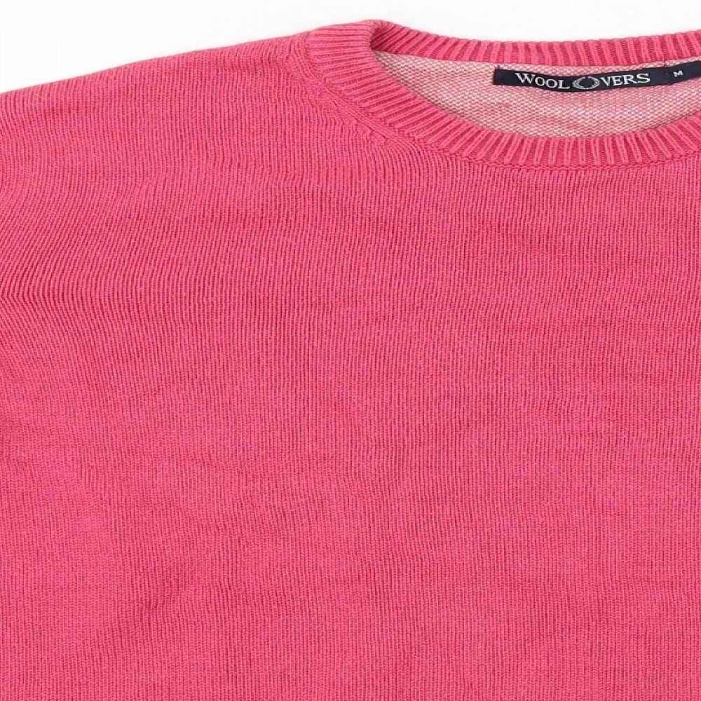 Woolovers  Mens Pink   Pullover Jumper Size M