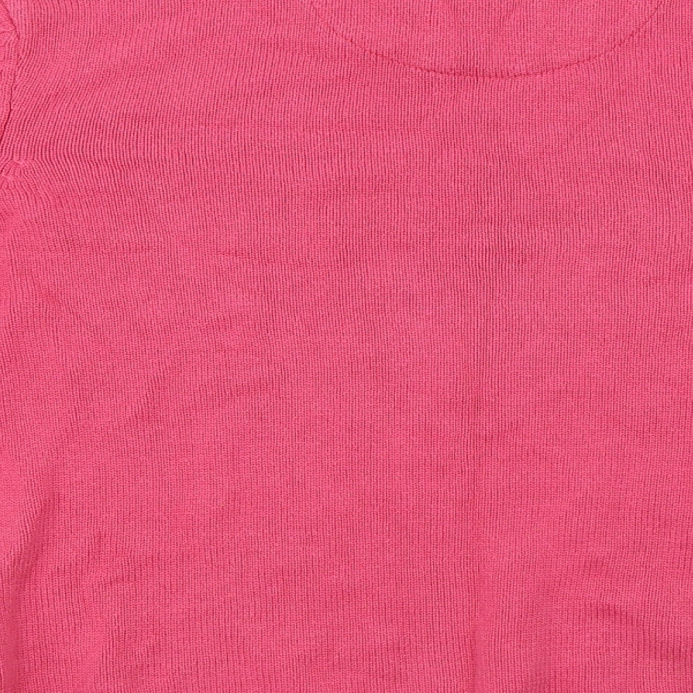 Woolovers  Mens Pink   Pullover Jumper Size M