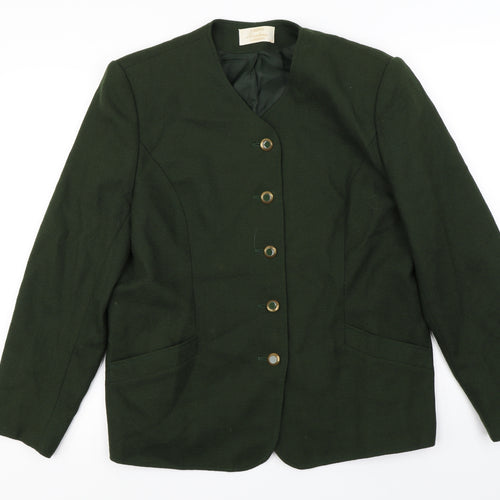 Eastex Womens Green   Jacket Blazer Size 16