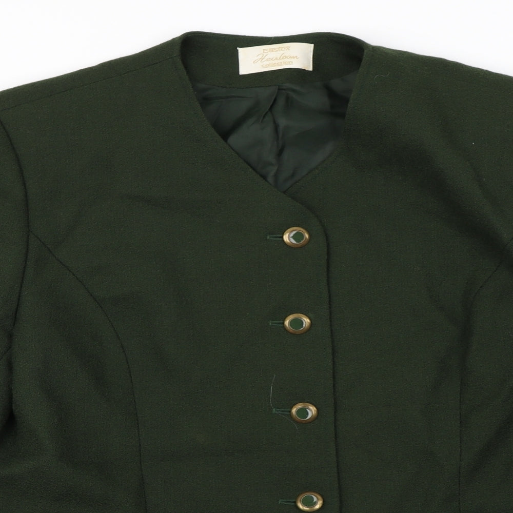 Eastex Womens Green   Jacket Blazer Size 16