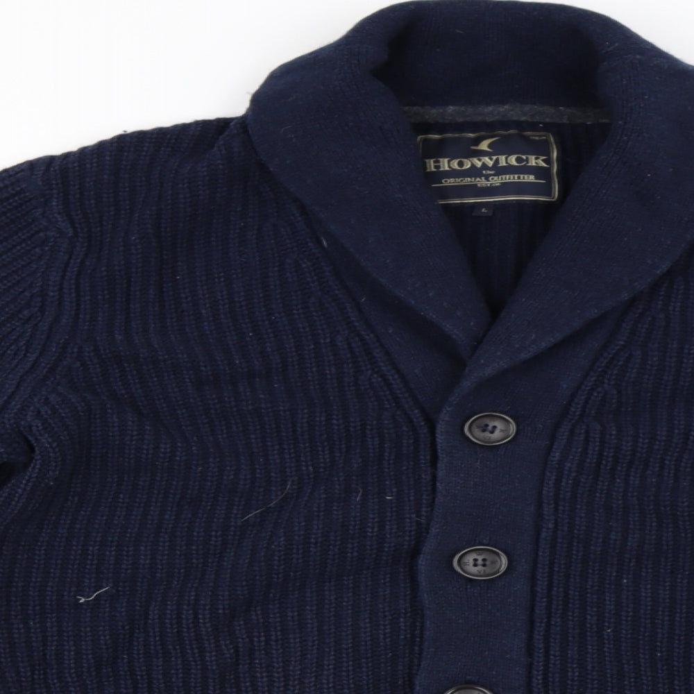 Howick  Womens Blue   Cardigan Jumper Size L