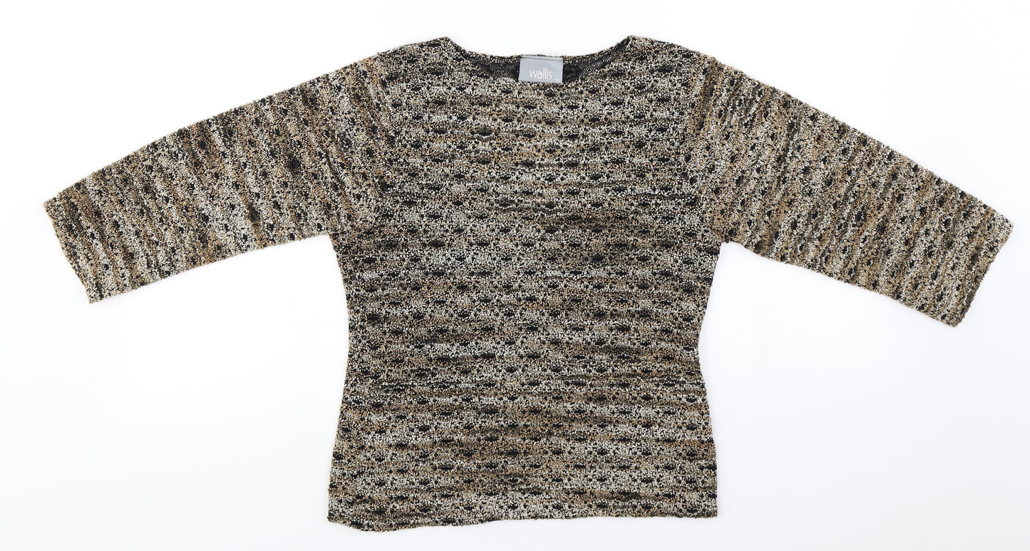 Wallis  Womens Beige   Pullover Jumper Size 12