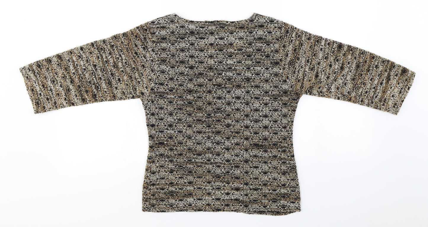 Wallis  Womens Beige   Pullover Jumper Size 12