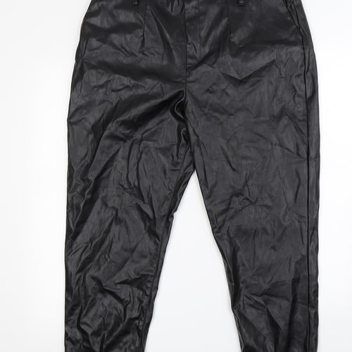 Nutmeg  Womens Black   Trousers  Size 16 L25 in