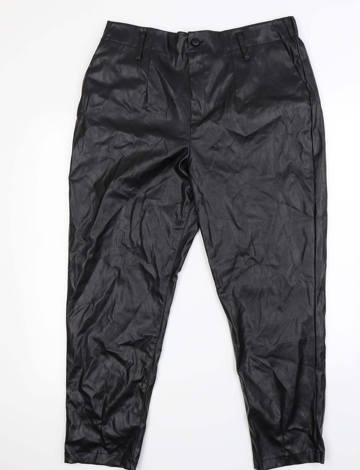 Nutmeg  Womens Black   Trousers  Size 16 L25 in
