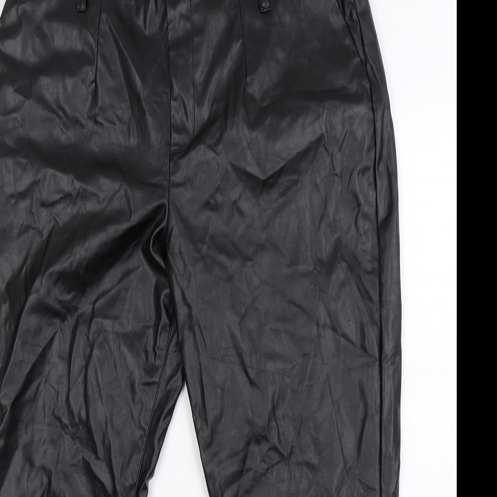 Nutmeg  Womens Black   Trousers  Size 16 L25 in