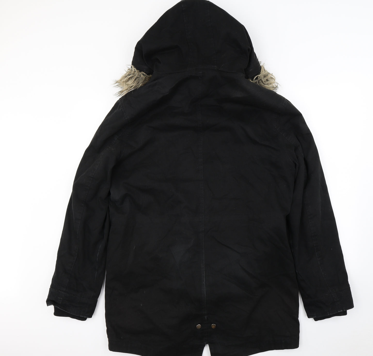 Topman  Mens Black   Jacket Coat Size L