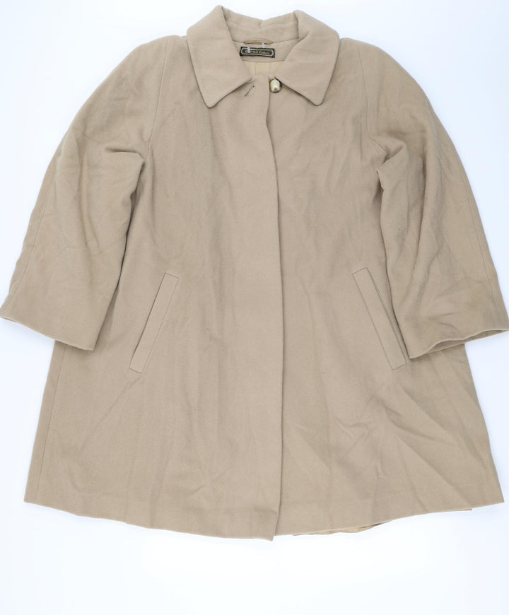st michael   Womens Beige   Jacket Coat Size 14