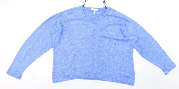 H&M Womens Blue Pullover Jumper Size L