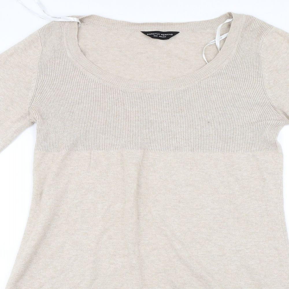 Dorothy Perkins  Womens Beige   A-Line  Size 12