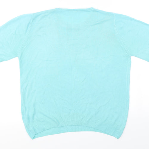 Marks and Spencer  Womens Blue   Pullover Jumper Size 14