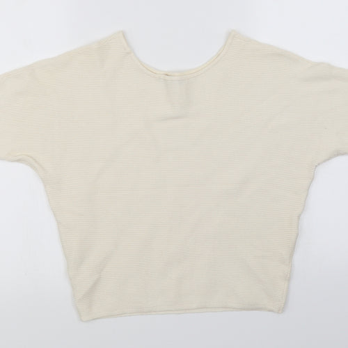 George Womens Ivory   Pullover Jumper Size S