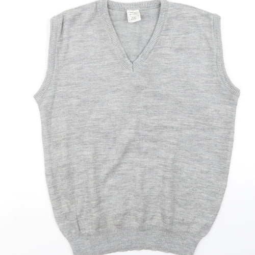 Preworn Mens Grey   Vest Jumper Size M