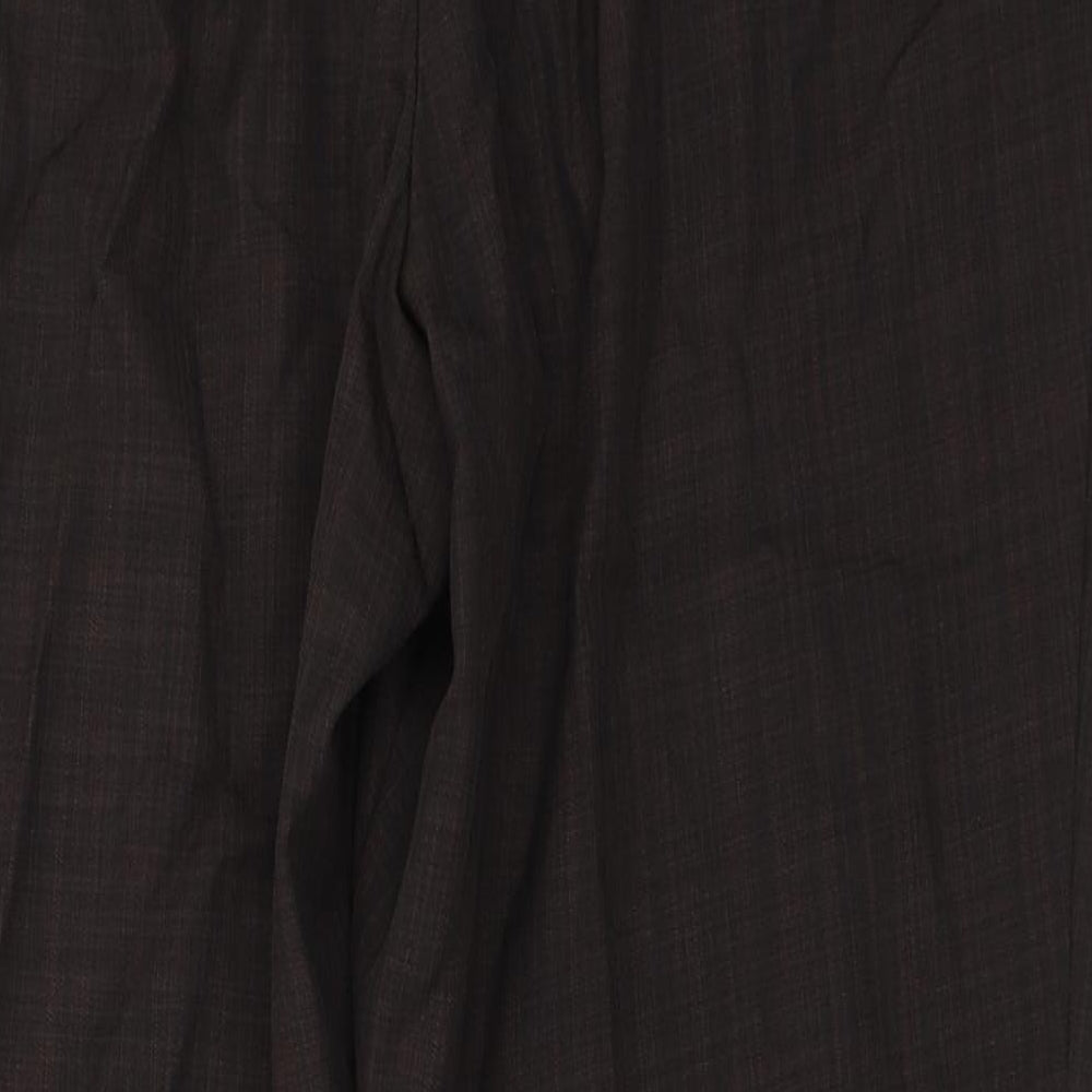 Marks and Spencer  Womens Brown   Trousers  Size 16 L26 in