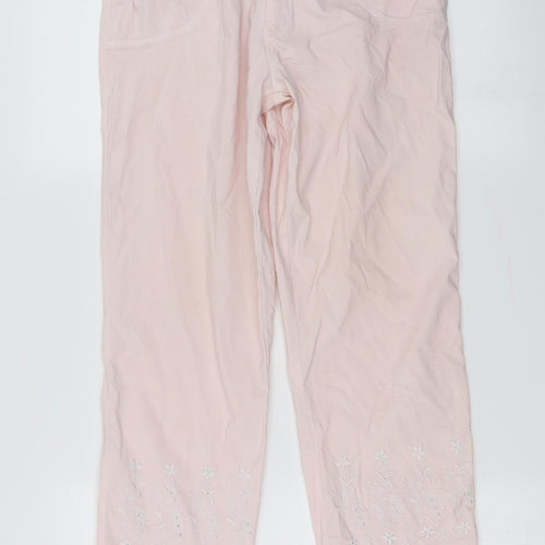 Preworn Womens Pink   Trousers  Size 28 in L22 in