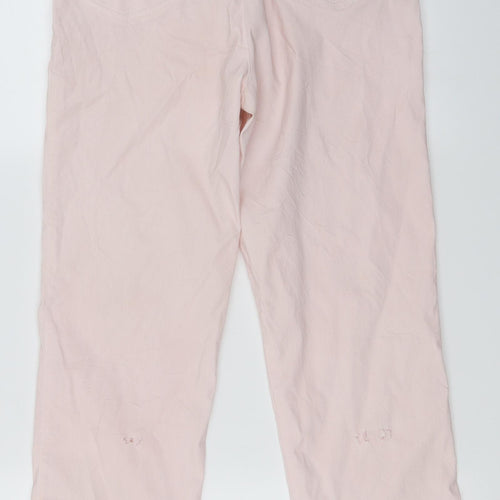 Preworn Womens Pink   Trousers  Size 28 in L22 in