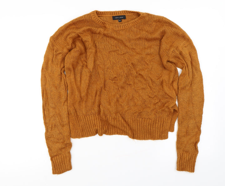 New Look Womens Brown   Pullover Jumper Size S